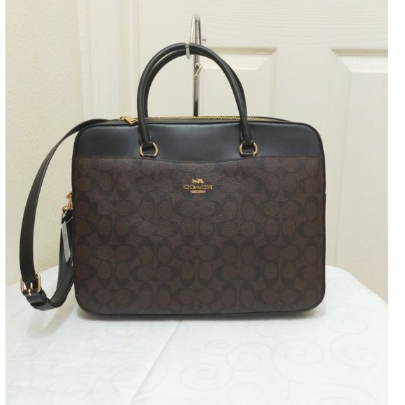 Coach Bags Coach Leather Laptop Briefcase F3923 Bag Poshmark